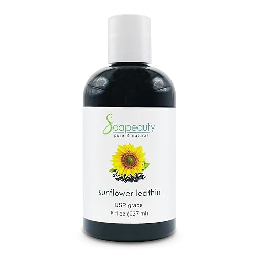 Aceite líquido de lecitina de girasol, prensado en frío, sin refinar, grado USP, sin blanquear, 100% puro, aceite de lecitina de girasol natural,