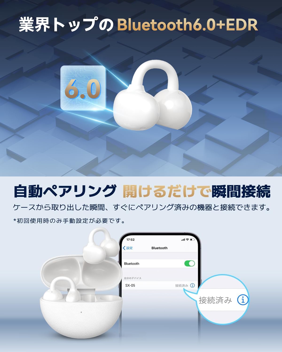 Amazon.co.jp: ワイヤレスイヤホン bluetooth AIスマートENC通話ノイズ