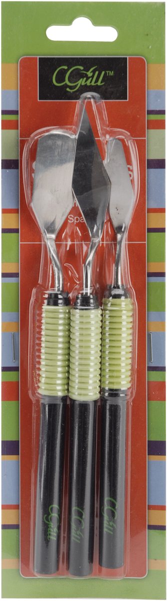 C-Gull CGull Spatula Kit 3/Pkg-Black