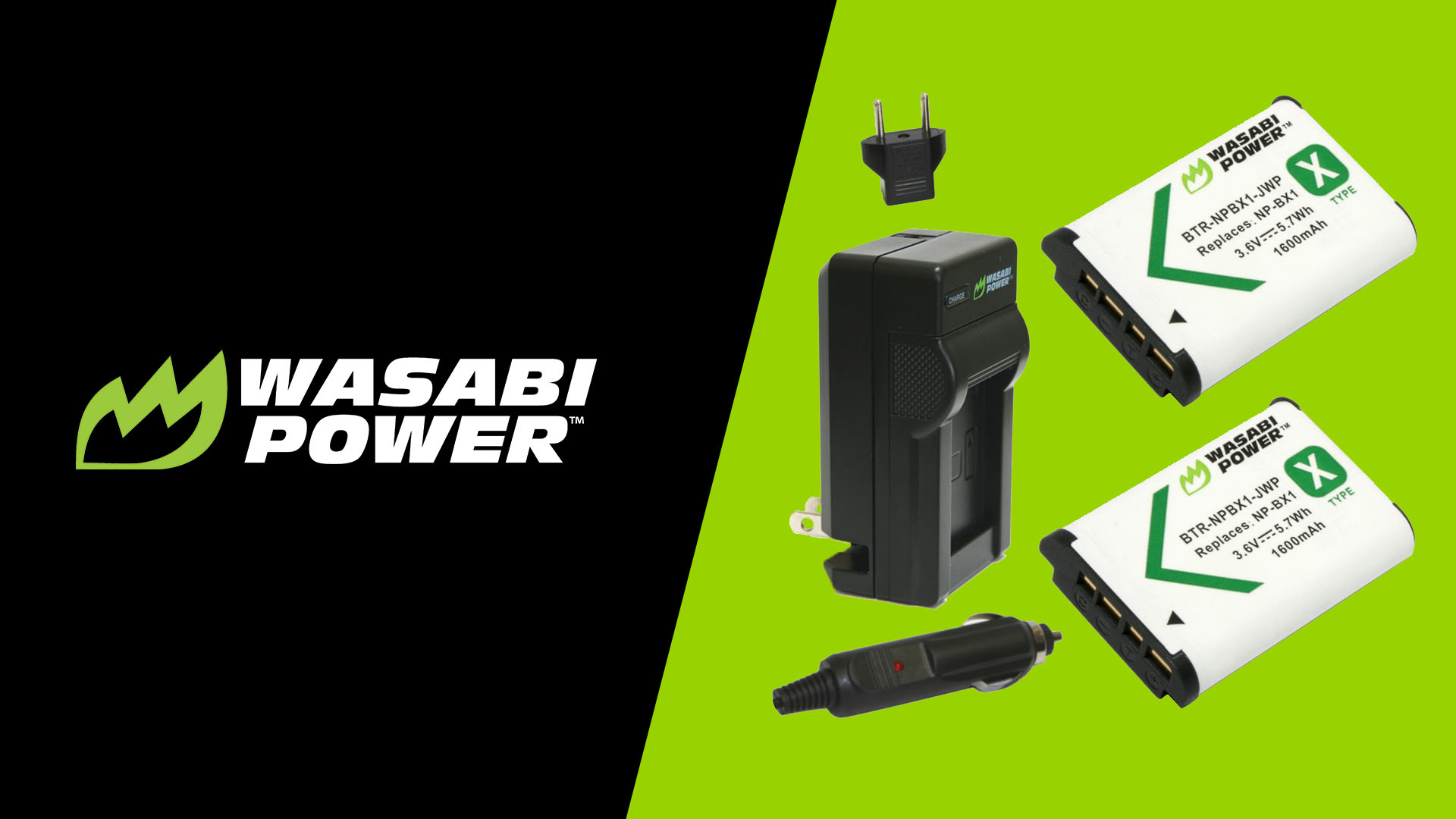 Amazon.com : Wasabi Power NP-BX1 Battery (2-Pack) and Charger for
