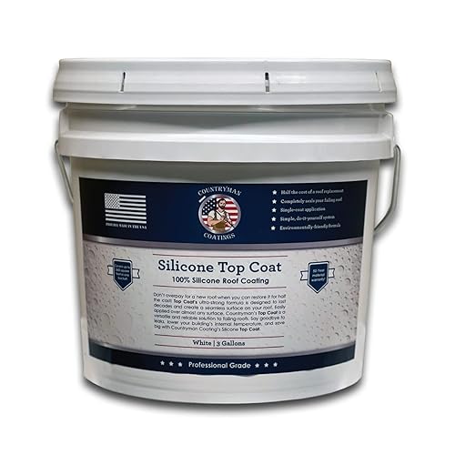 Revestimiento de techo 100 silicona restaura tu techo en un día sella fugas grietas costuras penetraciones se adhiere a todas las superficies 3