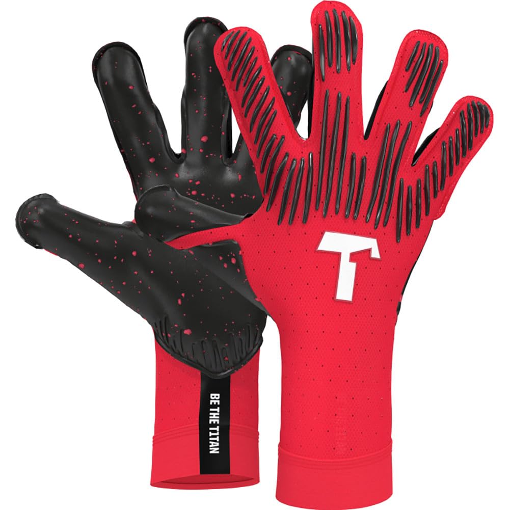 T1TAN Rebel Soccer Gloves Football - Goalie Gloves for Goalkeeper - Adults and Youth
