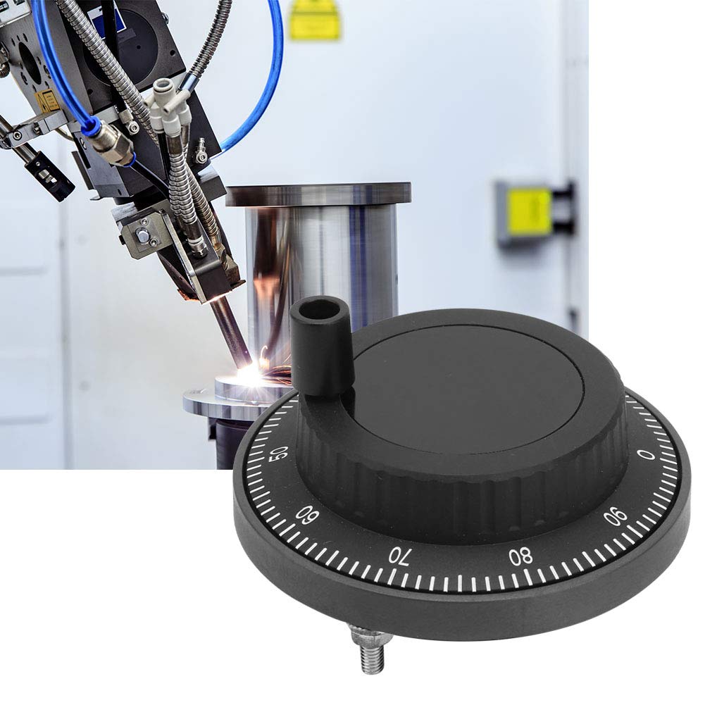 Generador de pulsos CNC de plástico Ainoli de 5 V, 80 mm, 6 pines, con volante, 100 PPR, codificador rotatorio.