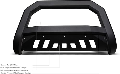 Miniatura 5 de Armordillo 8714676 AR Series Bull Bar - Negro mate para Ford F150 2004-2024  Expedition 2003-2017  Lincoln Navigator 2003-2014  Mark LT 2006-2008