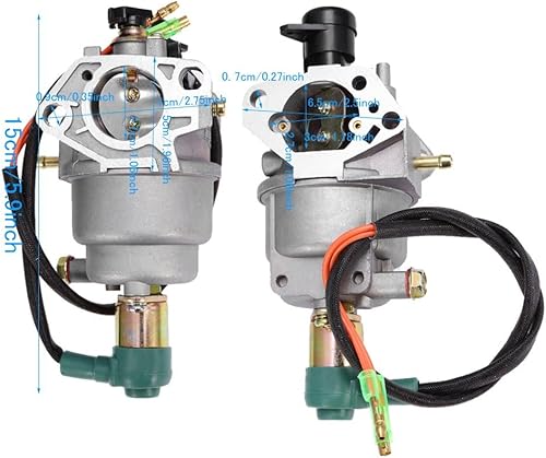 Miniatura 7 de Repuesto de carburador para Honda EB5000X EM5000S EM5000SX EM5000X EW171 Generador de gas Carb con juntas de filtro de aire Línea de combustible