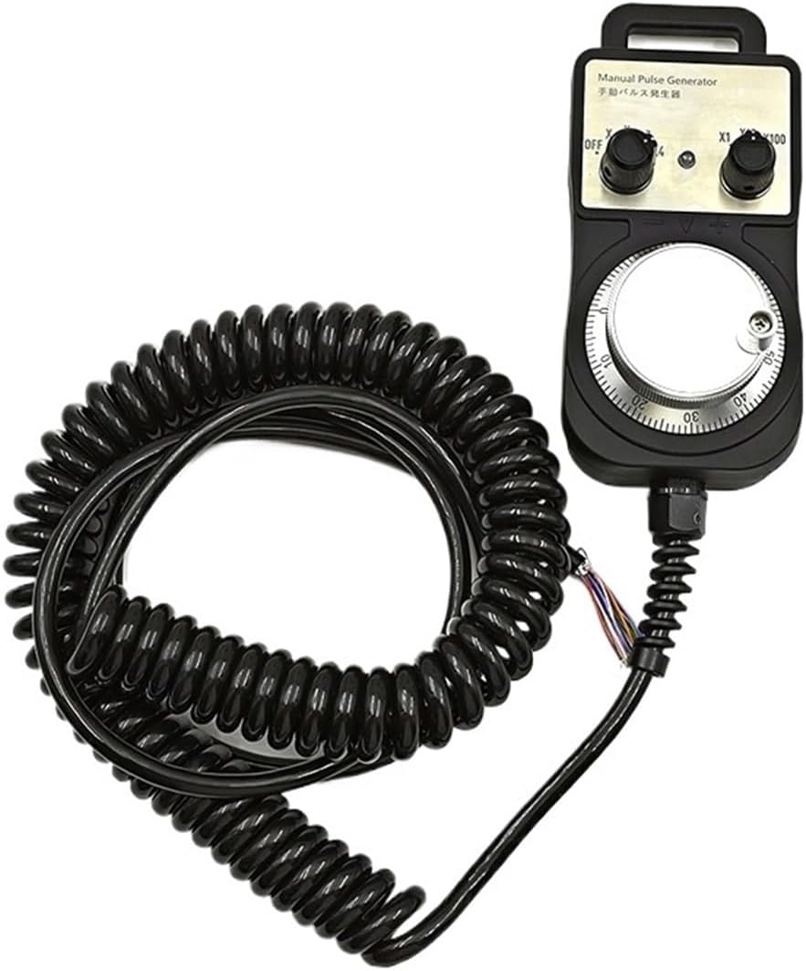 4-axis 6-axis Electronic Handwheel Encoder Handheld Encoder MPG Controller Manual Pulse Generator with LED Indicator Light (Color : 6 Axis)