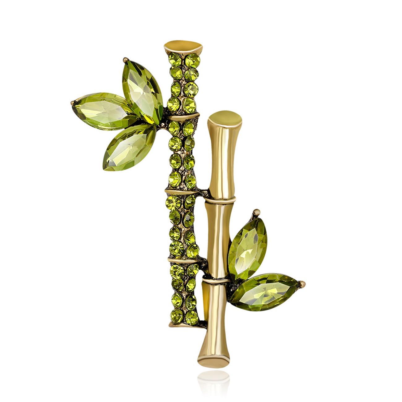 FAIRYGATE Rhinestone Brooch Clothing Jewellery Accessories Fashion Elegant Shiny Crystal Teardrop Brooches Wreath Pendent Lapel Pin，B36