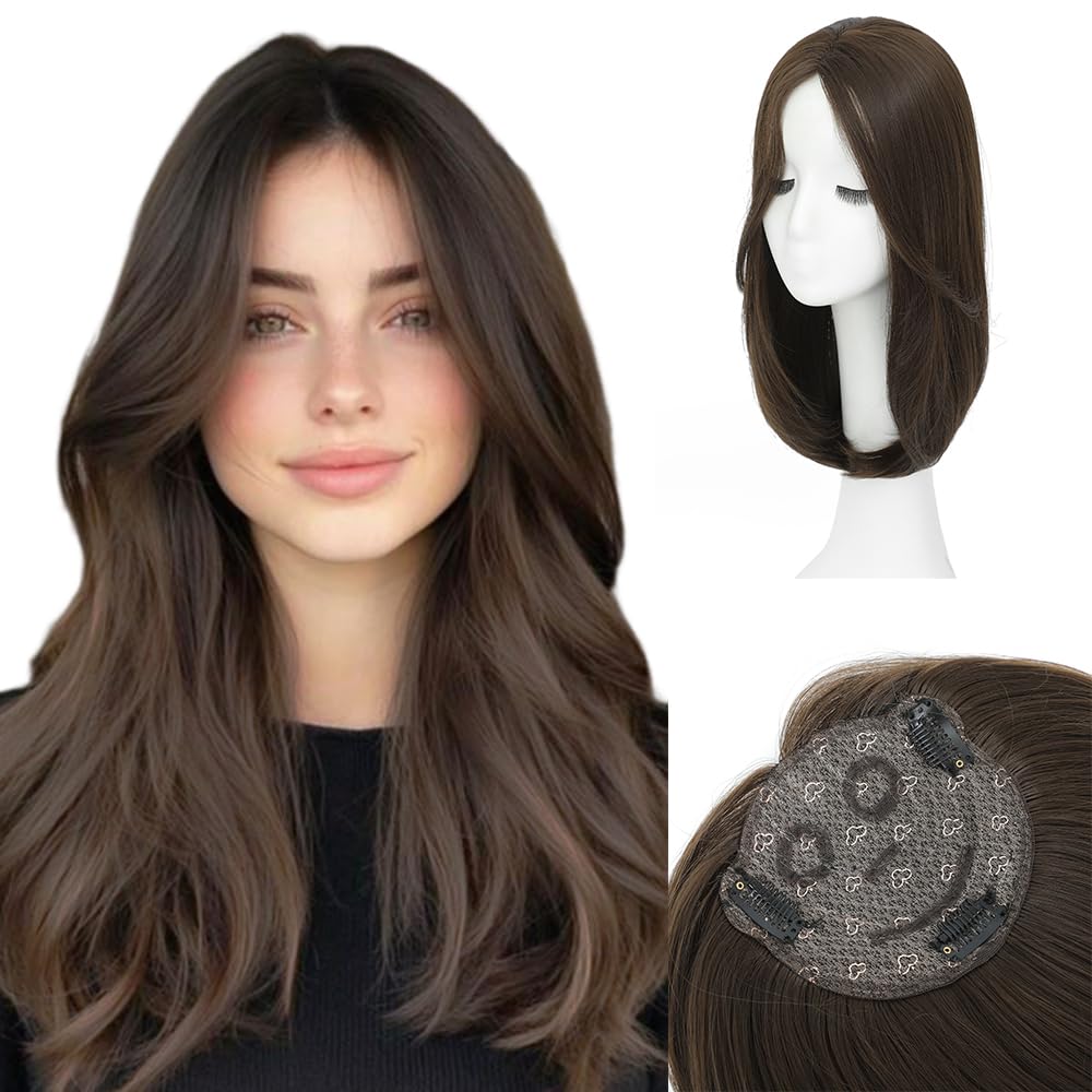 Hair Toppers for Women with Thinning Hair Toppers 360° 3D Topper Hair Pieces for Women Smiling Style Leads Fashion