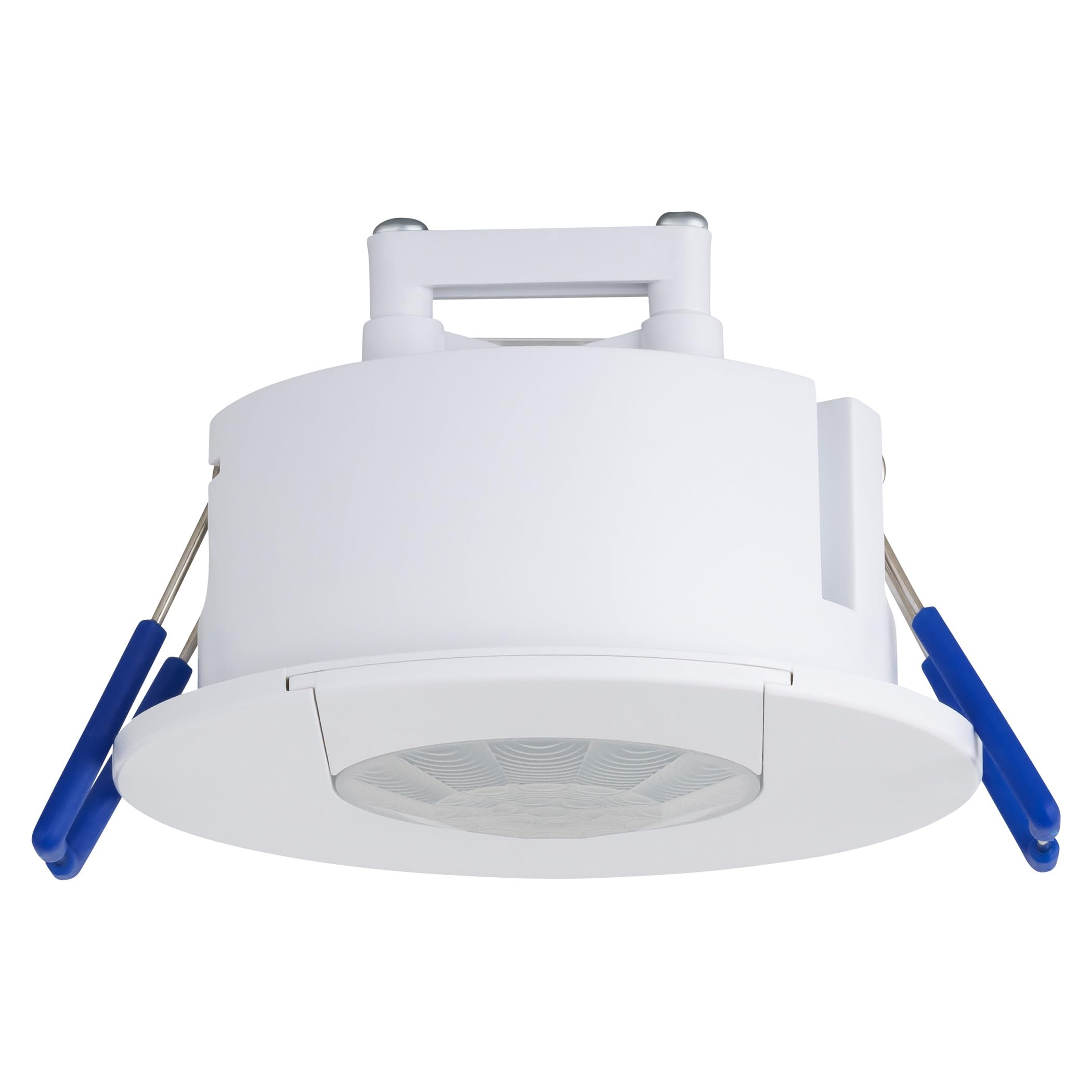 Sebson White Recessed Motion Sensor - Range 8M/360°, Programmable Pir Sensor, Led Suitable 600W, Ceiling Mounting, Cut-Out Ø63-68Mm, Motion Detector, 3-Wire