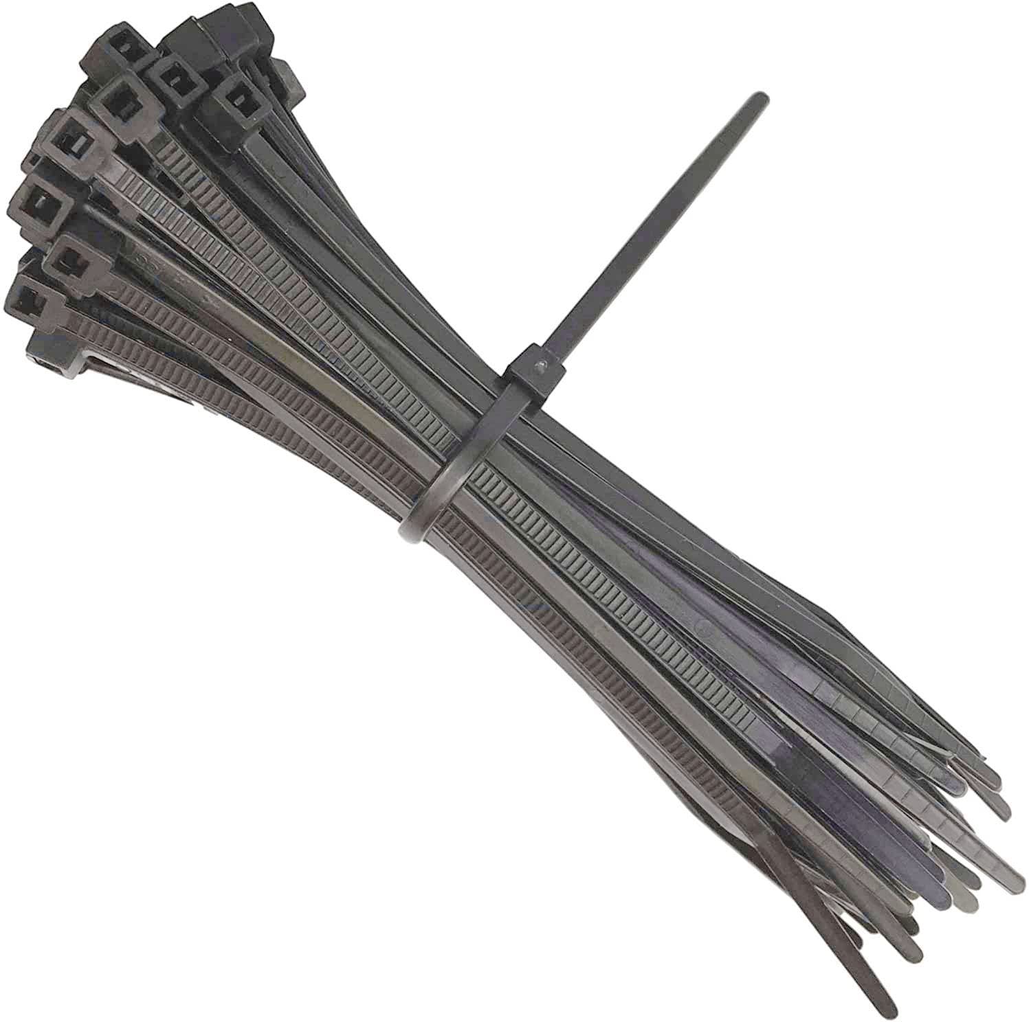 Sgc Silver All Coloured Cable Ties 100Mm X 2.5Mm Nylon Plastic Zip Tie Wraps (25, )
