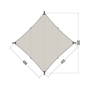 Amazon | TATONKA(タトンカ) タープ TARP 3 TC 400 x 400cm