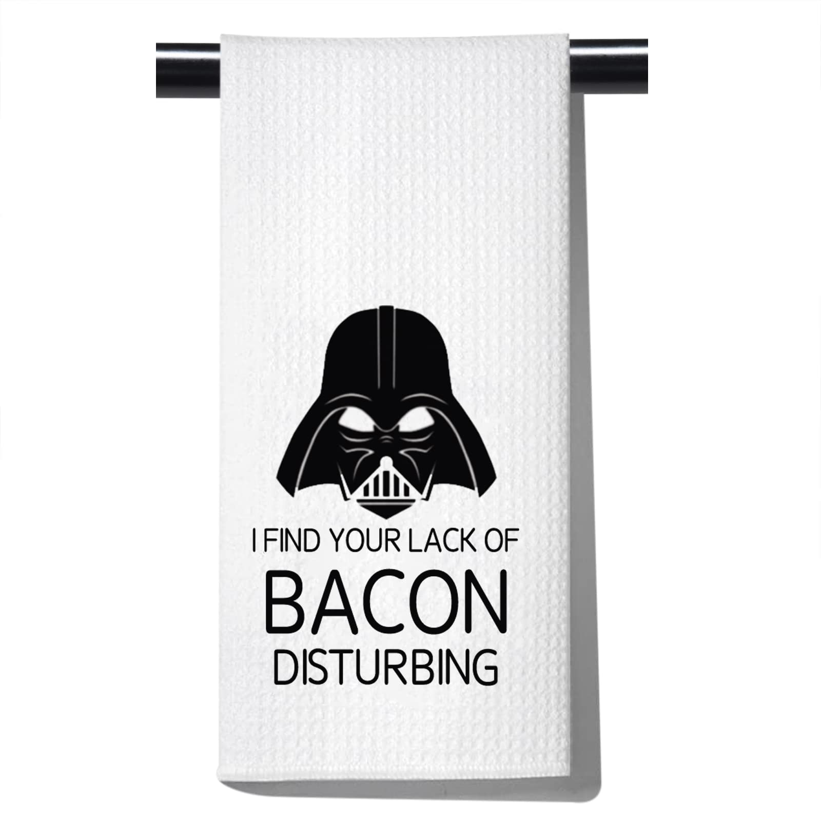 POFULL Movie Show Inspired Kitchen Home Decor I Find Your Lack of Bacon Disturbing Dish Towel (I Find Your Towel)