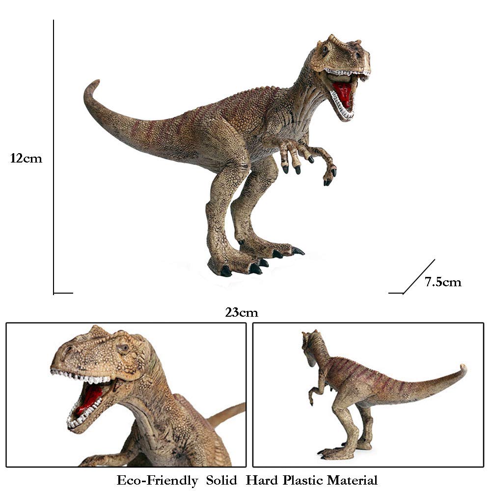 Jokfeice Realistic Deinonychus Dinosaur Toy Figure - Vinyl Cotton-Filled Dino For Play, Education & Cake Toppers - View #3