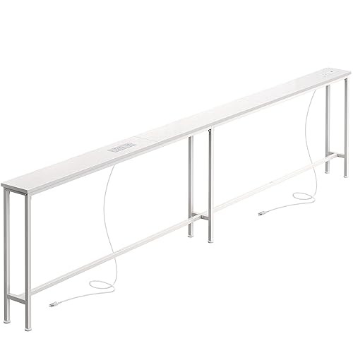 102.3 Inch Sofa Table with 2 Power Outlets and USB-C
