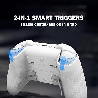 GuliKit KK3 MAX Game Controller,Hall Effect Joysticks,1000HZ Polling Rate