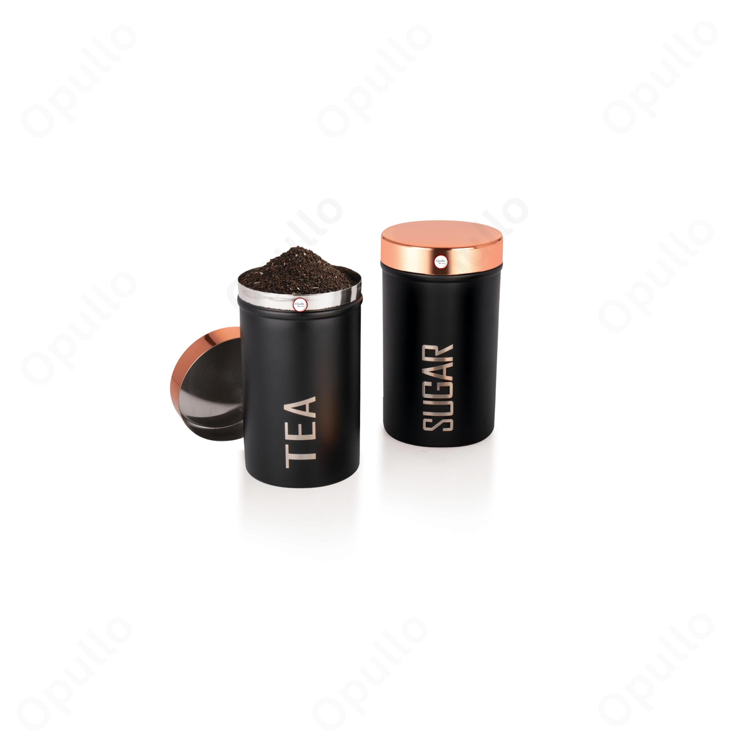 Mother's Choice Sugar Tea Container Set | Stainless Steel Tea Sugar Container Set for Kitchen Set of 2 | 350 Gms