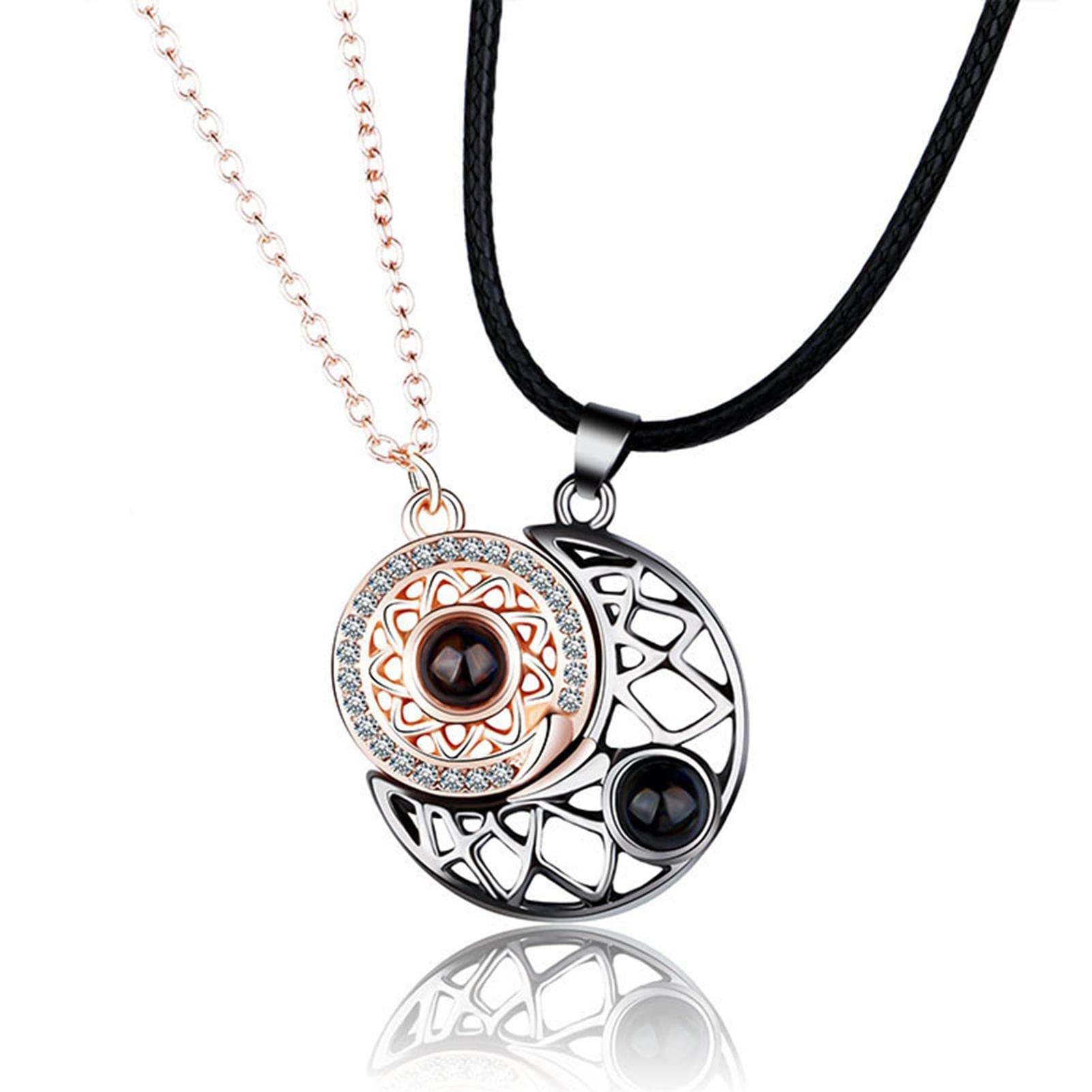 Mannen Vrouwen Paar Ketting I Love U Hart Loving R... – Vicedeal Mannen Vrouwen Paar Ketting I Love U Hart Loving R... – Vicedeal