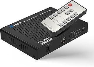 OREI 4K 2x2 Video Wall Controller Seamless HDMI Processor Upto Progressive 60hz 4:4:4 8-bit - HDMI 2.0, HDCP 2.2, 18 Gbps, UltaHD 2x1, 1x2, 1x3, 1x4 Remote Control (UHD-202VW)