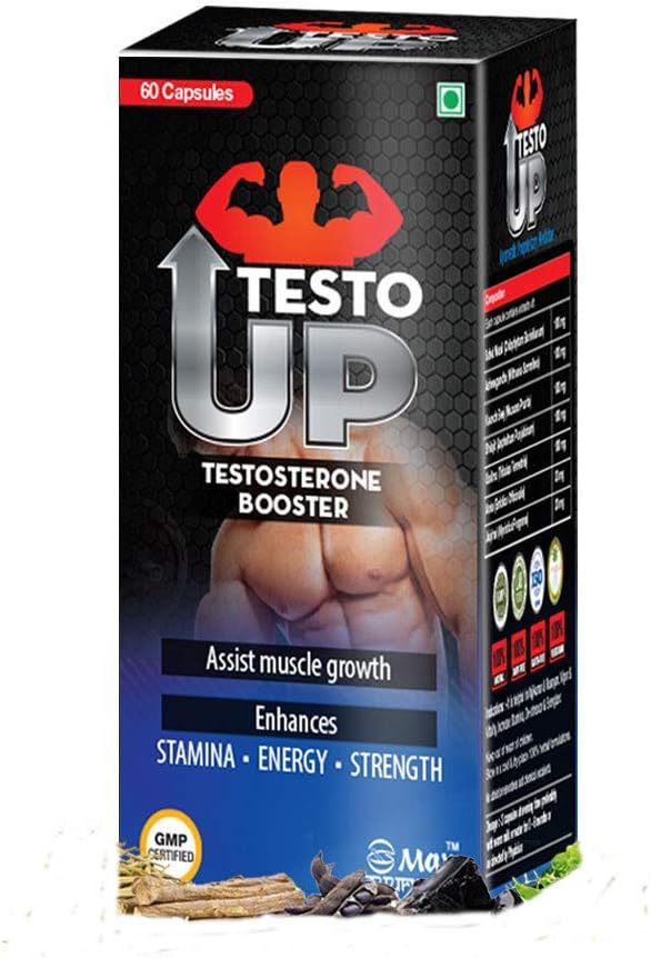 Zee Ayurveda Testo Up For Muscle Mass, Bodybuilder & Athletes - 60 Capsules