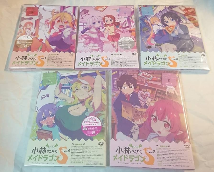 kny22924#9 小林さんちのメイドラゴンS Blu-ray豪華版全巻セット Amazon.co.jp: 小林さんちのメイドラゴンS vol.S イルルの真実の