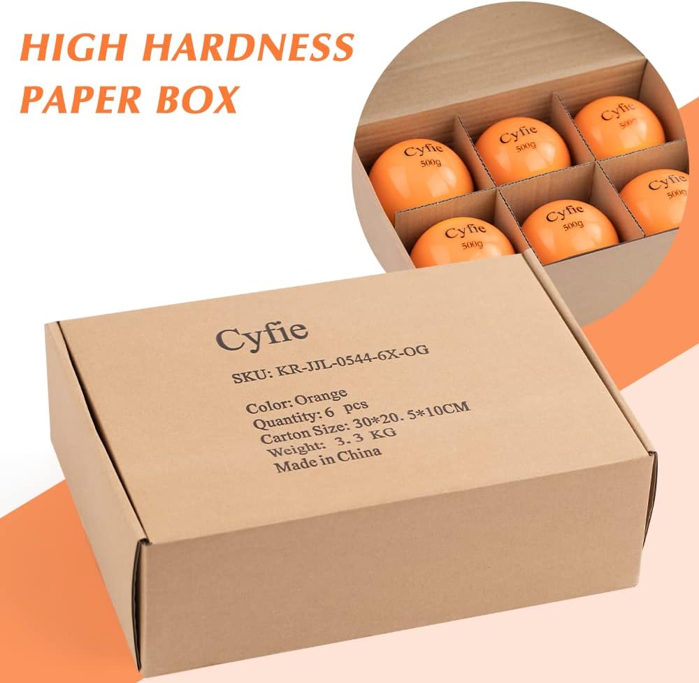 Cyfie Heavy Weighted Baseball/Softball for Hitting, Heavy Balls for Hitting, Batting Training, Pitching Practice and Throwing(6 Pack)