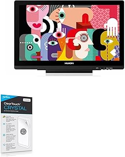 Screen Protector for Huion KAMVAS GT-191 V2 (Screen Protector by BoxWave) - ClearTouch Crystal (2-Pack), HD Film Skin - Shields from Scratches for Huion KAMVAS GT-191 V2