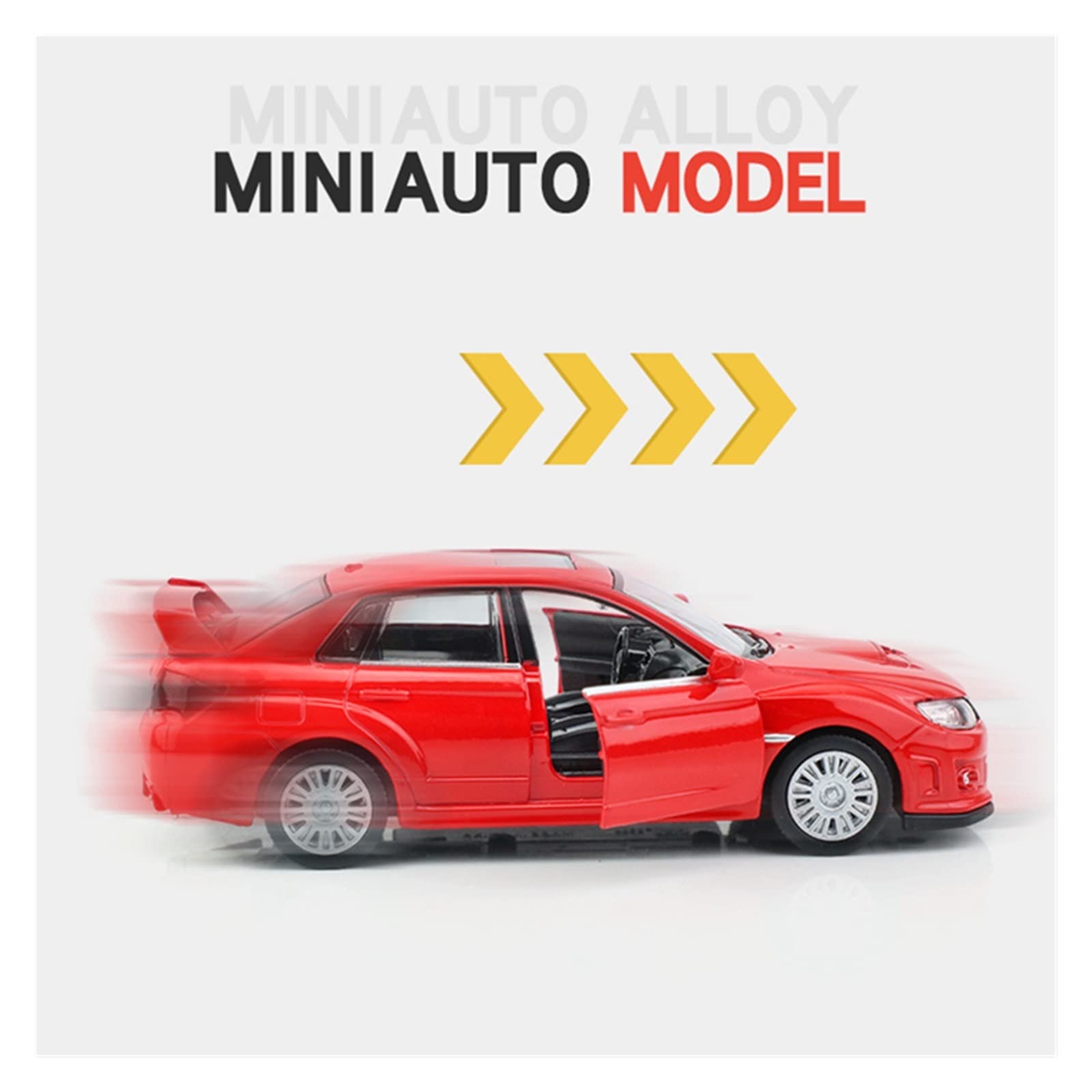 Amazon.com: MING ZHEN Toy car Model 1:36 for Subaru WRX STI Car
