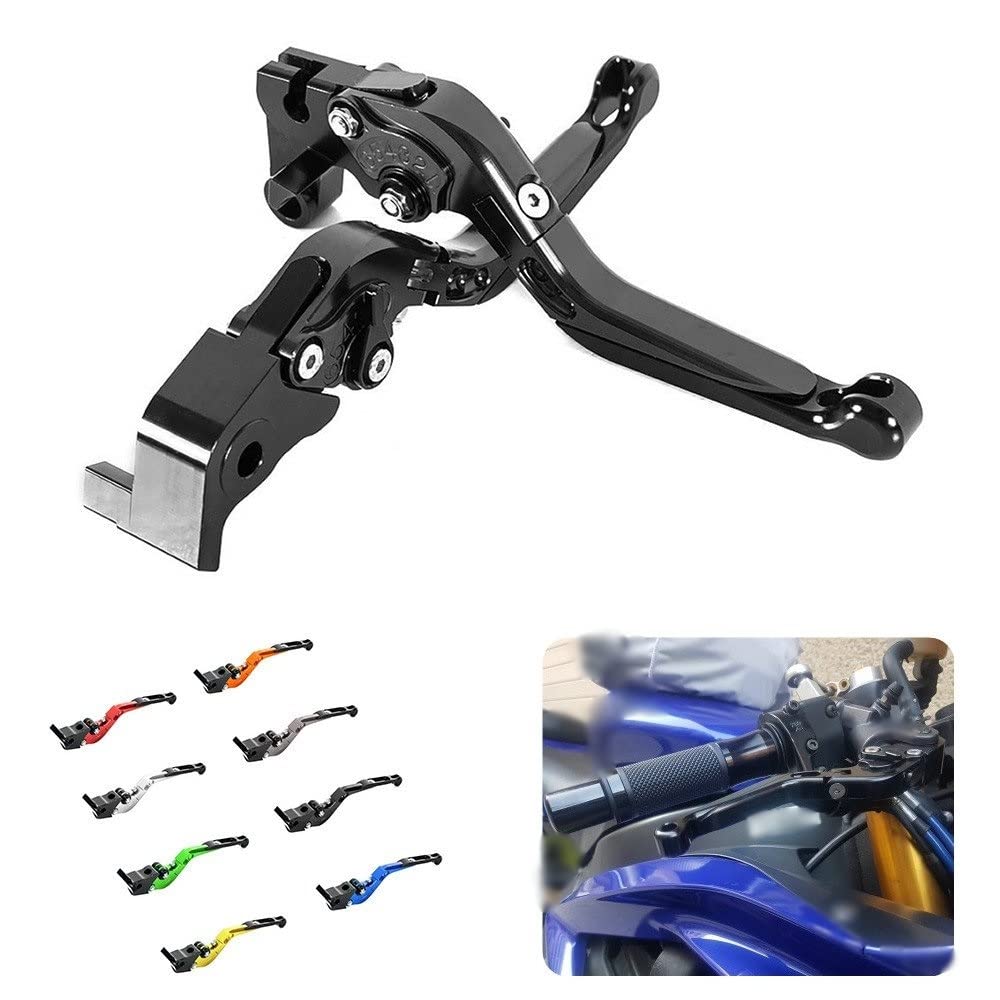 Motorrad Motorrad Hebel Set CNC Aluminium Erweiterbar Klappbremskupplungsgriffe Für Kawasaki Z750 2007-2012 Z800 E 2013-2016 DDJKOG (Color : Grün)
