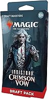 Vista 1 de Magic The Gathering Innistrad: Crimson Vow 3-Booster Draft Pack 45 cartas mágicas