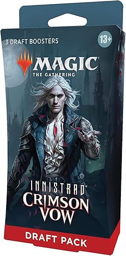 Magic The Gathering Innistrad Crimson Vow 3-Booster Draft Pack  45 cartas mágicas