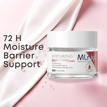Barrier Repair Face Moisturizer for Dry & Sensitive Skin, Intense Daily Face Cream with Triple Ceramides, Tallow & Ectoin, Deep Hydrating Facial Lotion, Non-Comedogenic & Fragrance Free 1.06 OZ