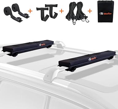 Kayak Car Roof Rack Pad for Kayak Surfboard SUP Canoe Soft Roof Rack Pads