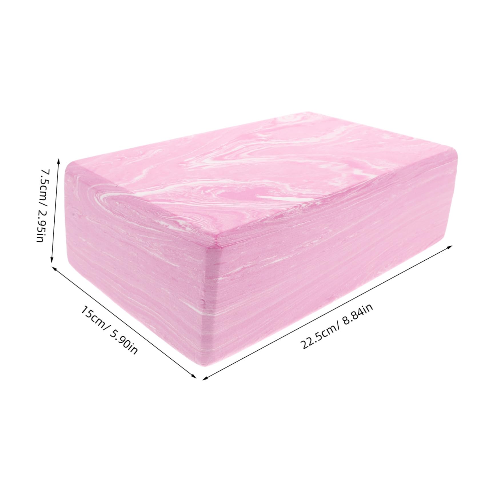 BESPORTBLE Yoga Accessories Pink Foam Blocks Supportive Exercise Blocks for Yoga Dance