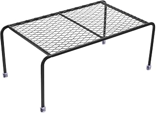 NOLITOY Iron Reptile Storage Stand with Feeding Bowl Holder for Geckos
