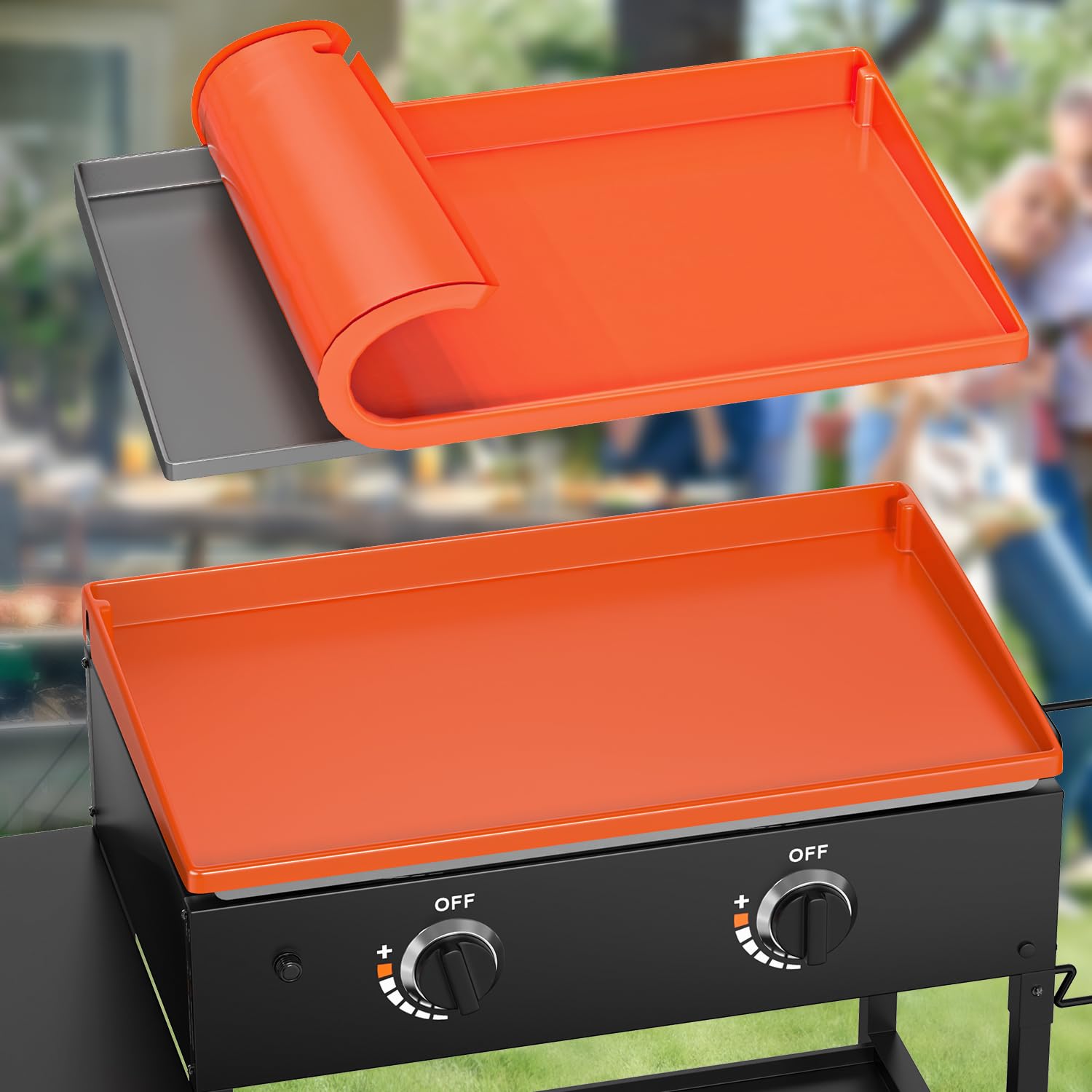 LOPNUR Full Coverage Silicone Grill Cover for Blackstone Griddle, 28 Inch