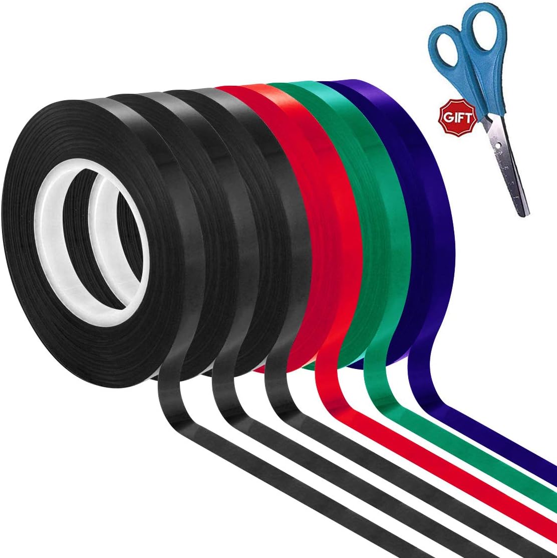 6 Pack 6mm 1/4 Inch Width Graphic Art Tape Adhesive Artist