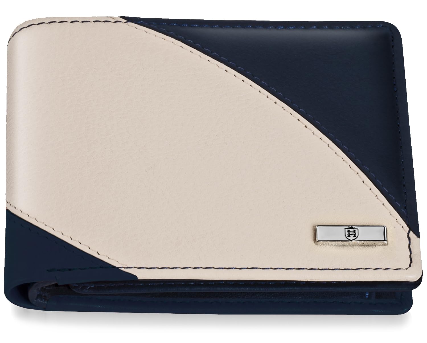 HORNBULL Andy Blue Wallet for Men | Genuine Leather Wallet with RFID Blocking | Gift for Men