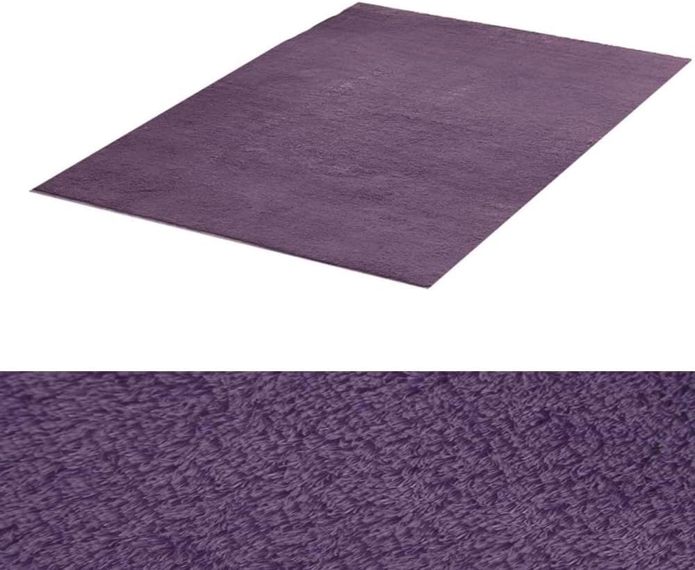 Ultra Soft Indoor Modern Area Rugs Fluffy Non-Slip Floor Square Carpets Silky Mat for Living Room Bedroom Exercise