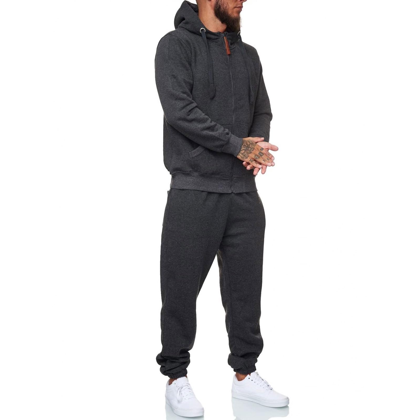 Tuta da uomo traspirante Set Athletic Gym Wear Casual Due Pezzi Jogging Abbigliamento