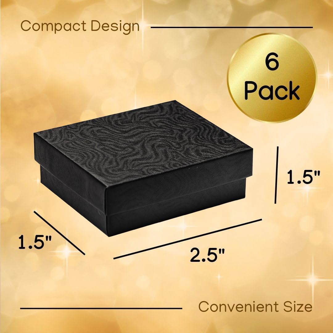 Amazon.com: Prestige & Fancy Jewelry Gift Boxes 6 Pack 2.5x1.5x1