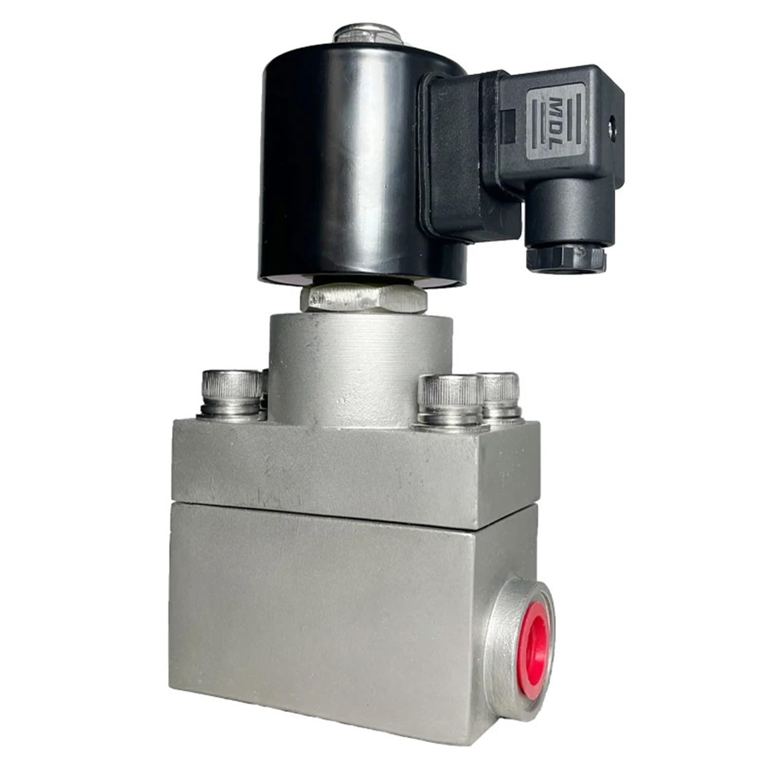 TREDSWQCV 300bar 30MPa 2 Way Water Solenoid Valve 1/2 inch DC24V Orifice 15mm SS304 DN15 Normally Close M22*1.5(Dn15,G-AC110V-NO)