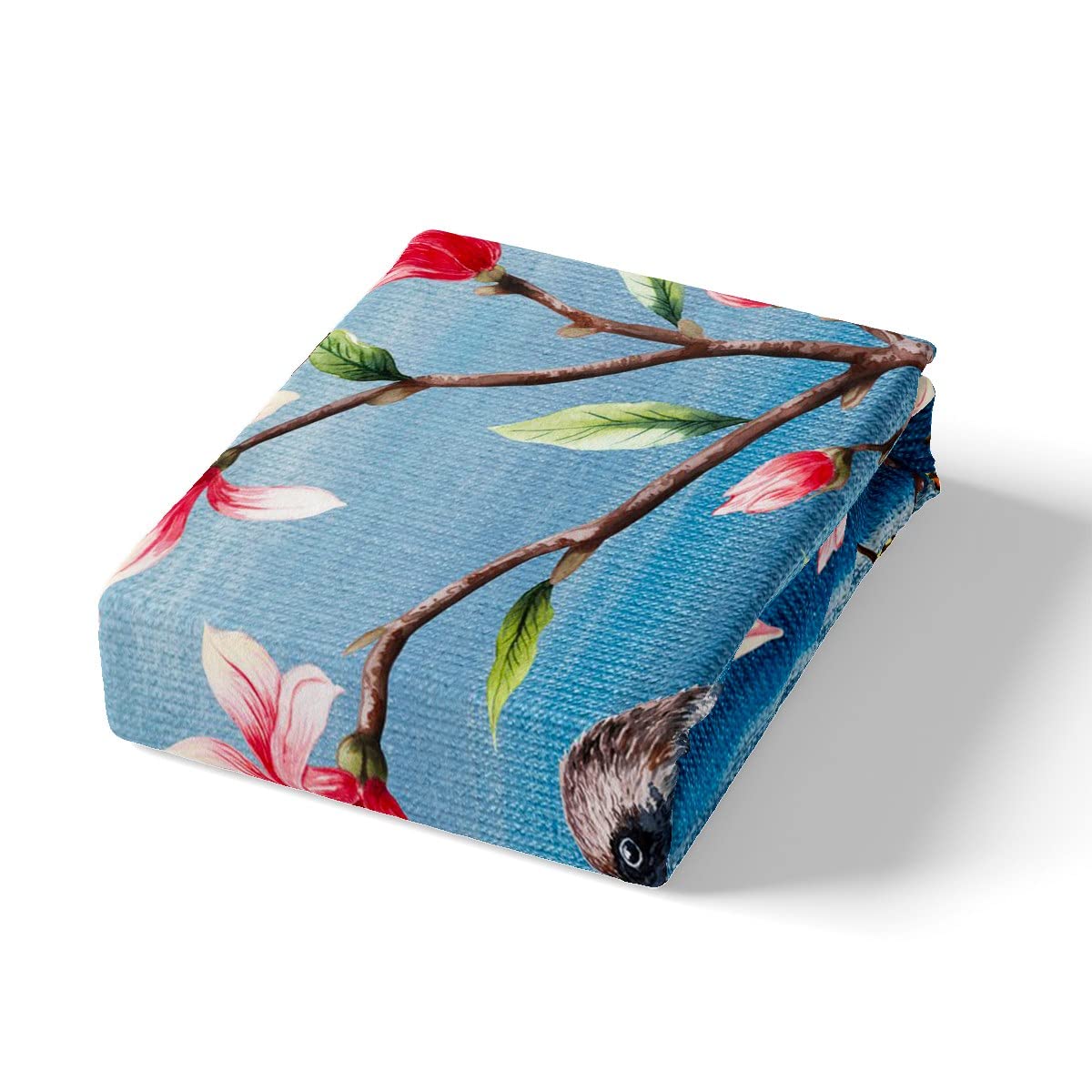 Set Biancheria Da Letto Con Stampa Floreale Ciliegio Giapponese | Copripiumino E 2 Federe | King Size 220x230cm | Microfibra - Foto 7