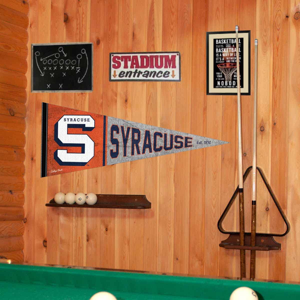 Syracuse Orange Pennant Throwback Vintage Banner