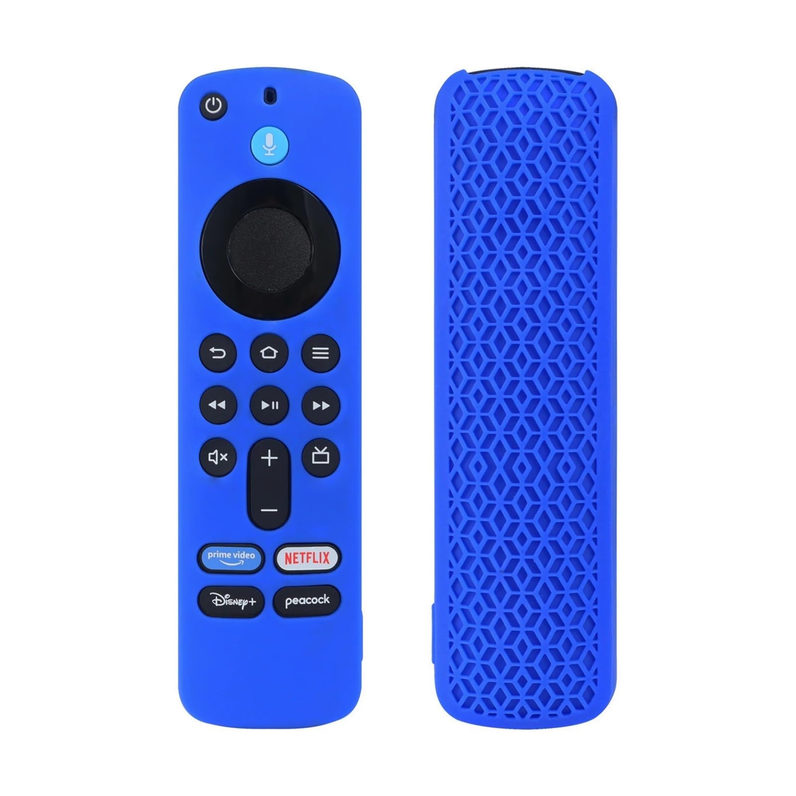 Funda de silicona compatible con TV Stick HD 4K (2ª generación 3ª generación) 2024 (azul)