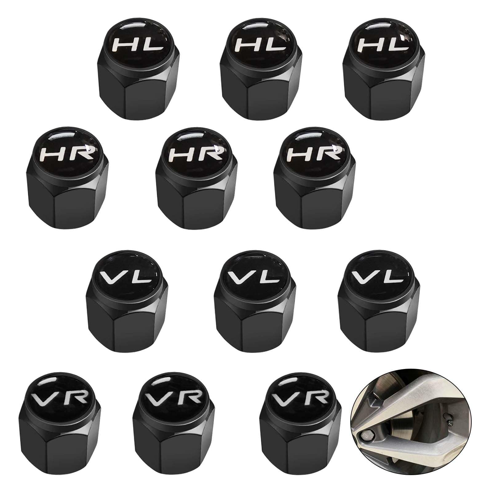 4 Pezzi Tappi Valvole Pneumatici In Lega Di Alluminio - Design Teschio, Per Auto, Moto, Bici E Rimorchi - Foto 8