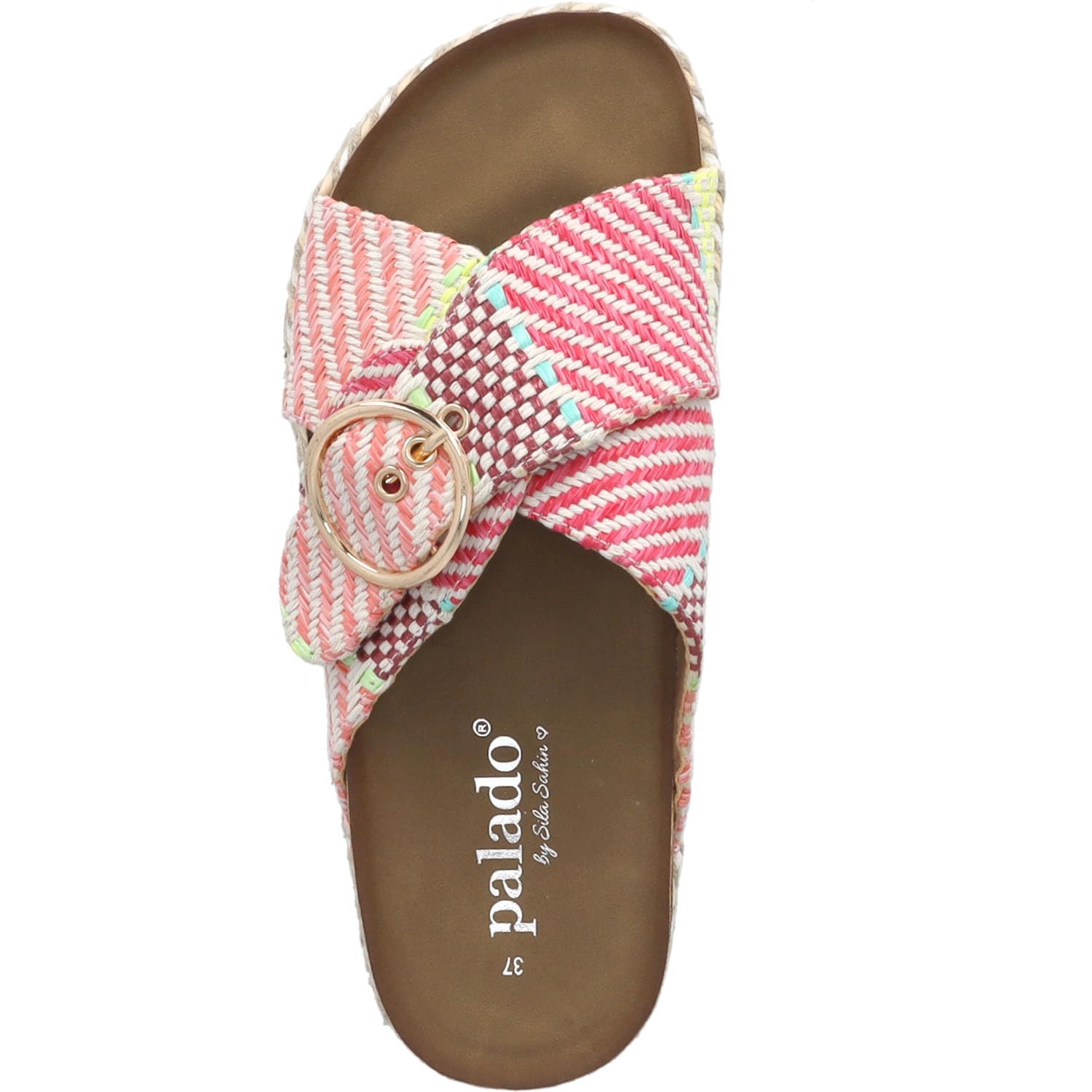 Palado Damen Pantoletten Zurlo by Sila Sahin - modische Sandalen mit Plateau-Sohle - elegante Hausschuhe für Frauen - bequeme Sommerschuhe