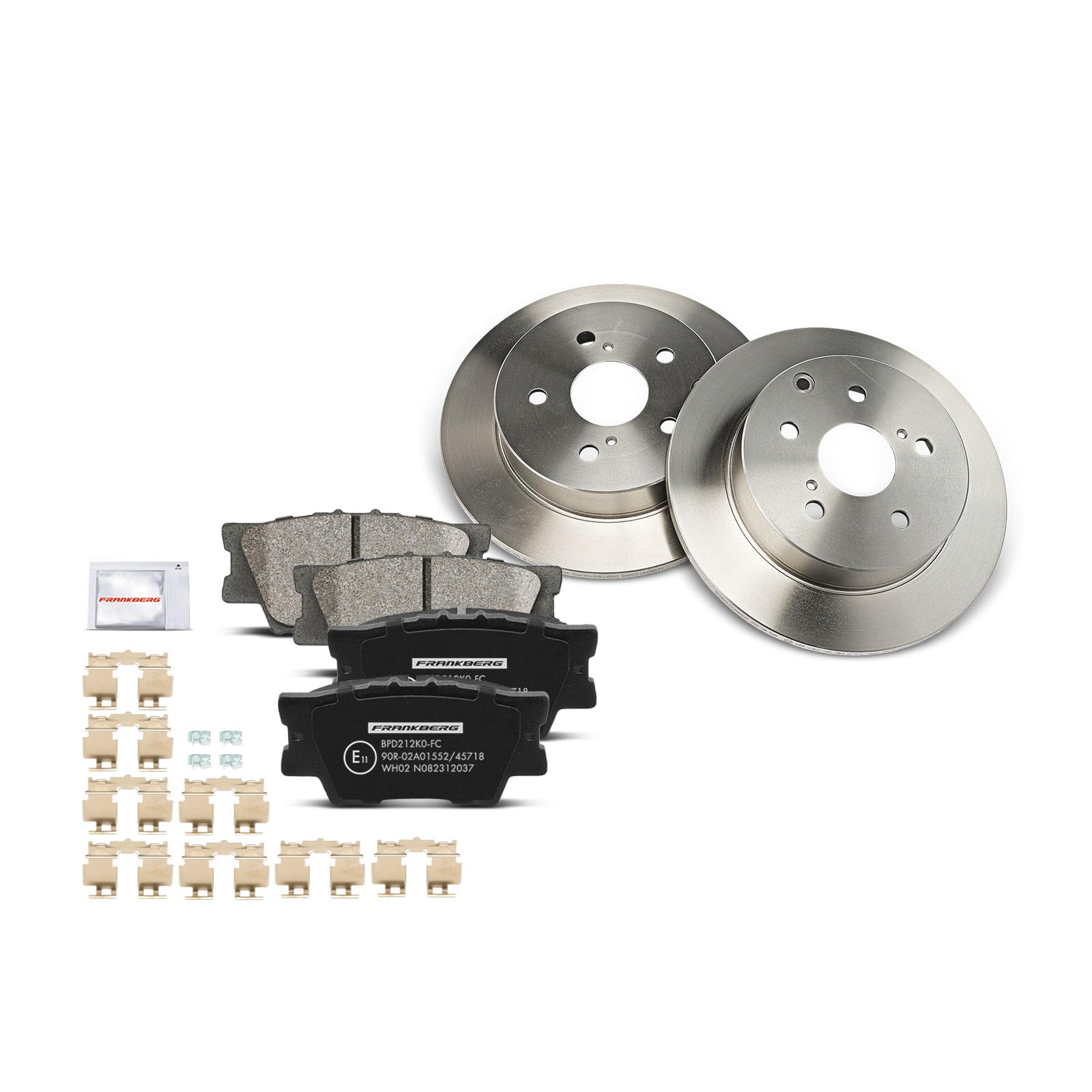 Frankberg kit de freins arrière | Compatible avec: R.A.V 4 IV A4, R.A.V 4 III A3, HS ANF10, Fourgonnette R.A.V.4 IV A4