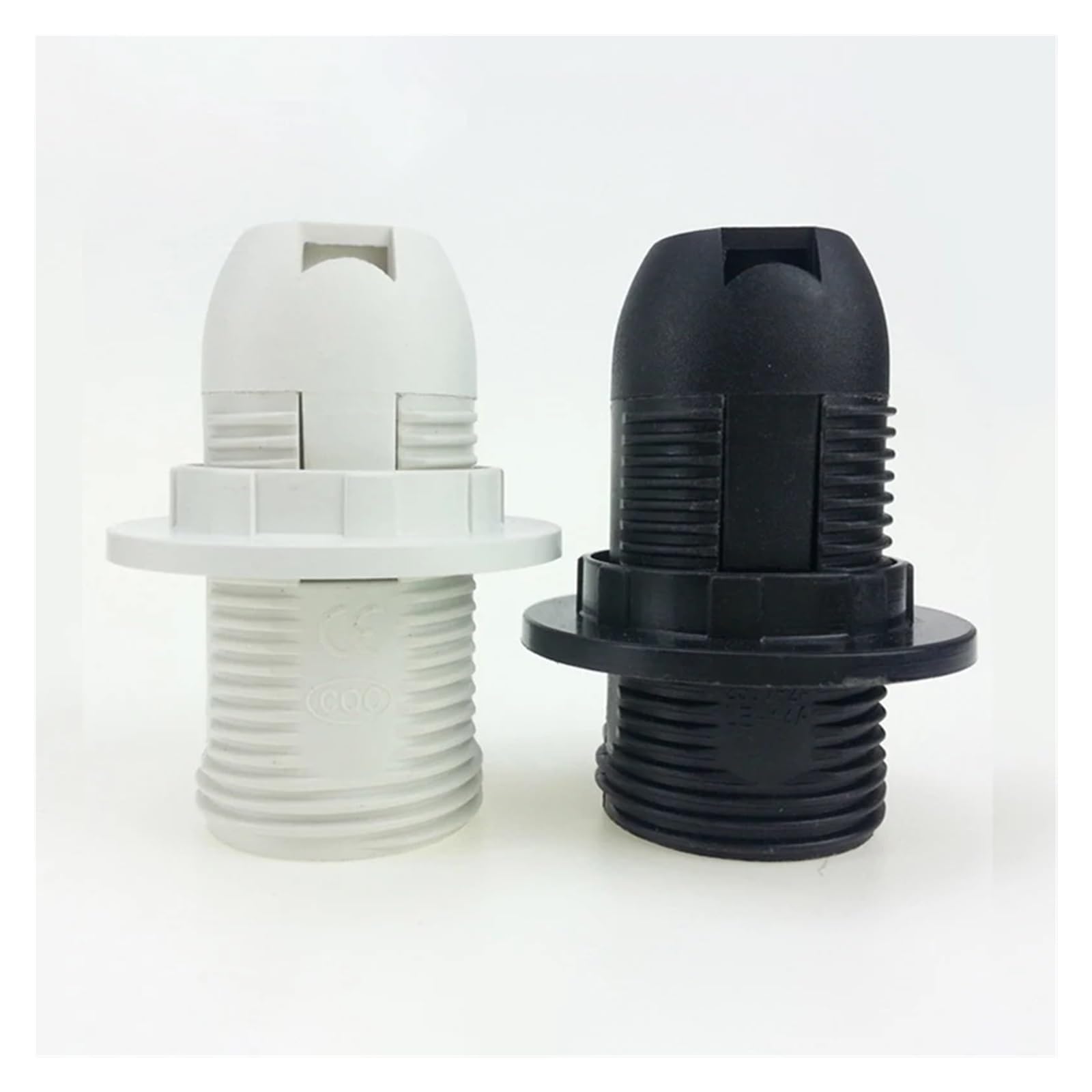 Support de Base de lampe à vis E14 LS0011, 10 pièces, adapté à l'ampoule à vis E14, accessoires de suspension, divers luminaires cuicui (Size : E14, Color : LS0011-white)