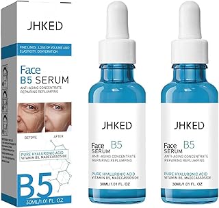 2 Instant Firming Anti-Aging Bottle Facial Serums for Attenuating Fine Lines B5