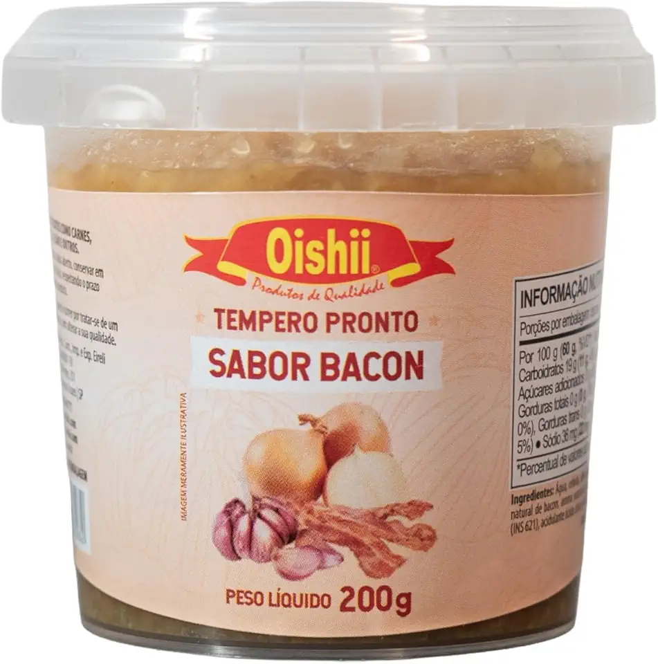 Oishii Alho Com Bacon 200G